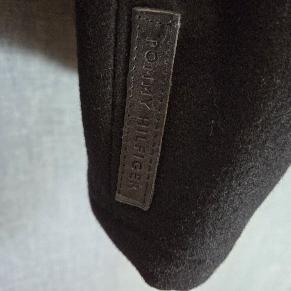 Tommy Hilfiger Classic Bomber Jacket Wool Blend Black Quilted Lining Men's XL - Picture 4 of 15